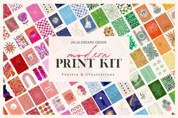 Download Modern Print Kit Posters &amp; Graphics - Modern Collection